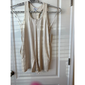 Women's Athleta Hit Pause Romper Beige S